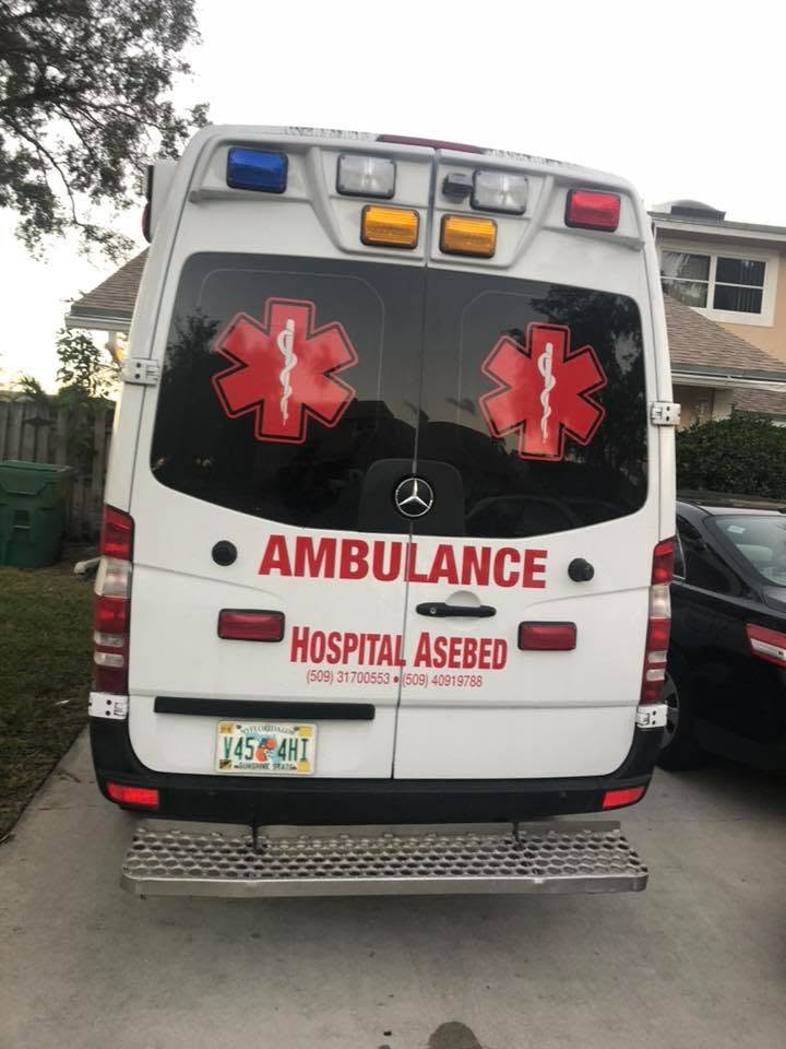 Ambulance de l'Hôpital ASEBED